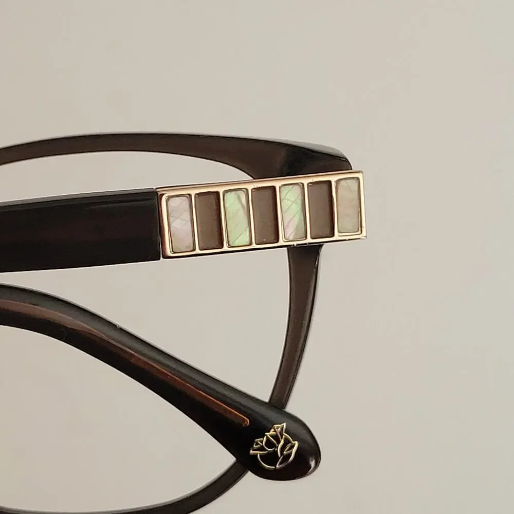 Draper James DJ5029 (210) Brown Pearl Womens Eyeglass FRAMES 53x17x140